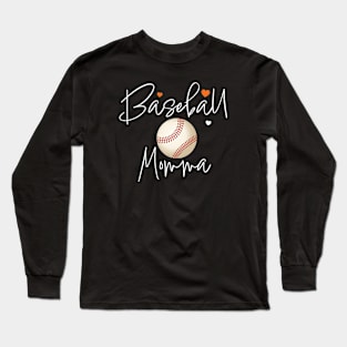 Baseball Momma Long Sleeve T-Shirt